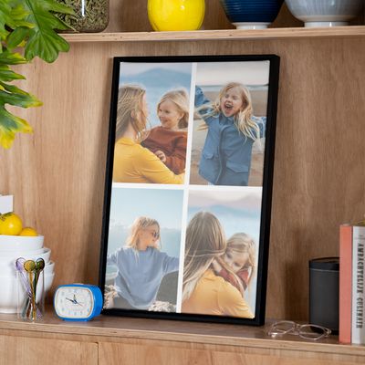 Tela com colagem para mãe